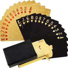 Waterproof Leaf Playing Cards Durable Washable PVC Card Novelty Poker Game