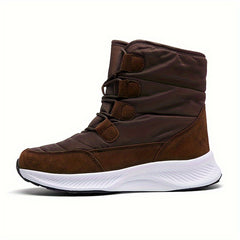 Waterproof Plush Lined Furry Thick Sole Heighten Snow Boots