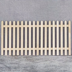 1:12 Scale Wooden Fence Model for Dollhouse & Garden Decor, DIY Photography Prop