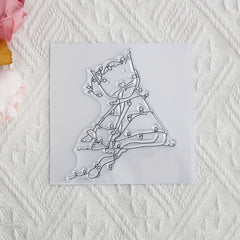Sitting Love Nose Cat DIY Decoration Cartoon Seal