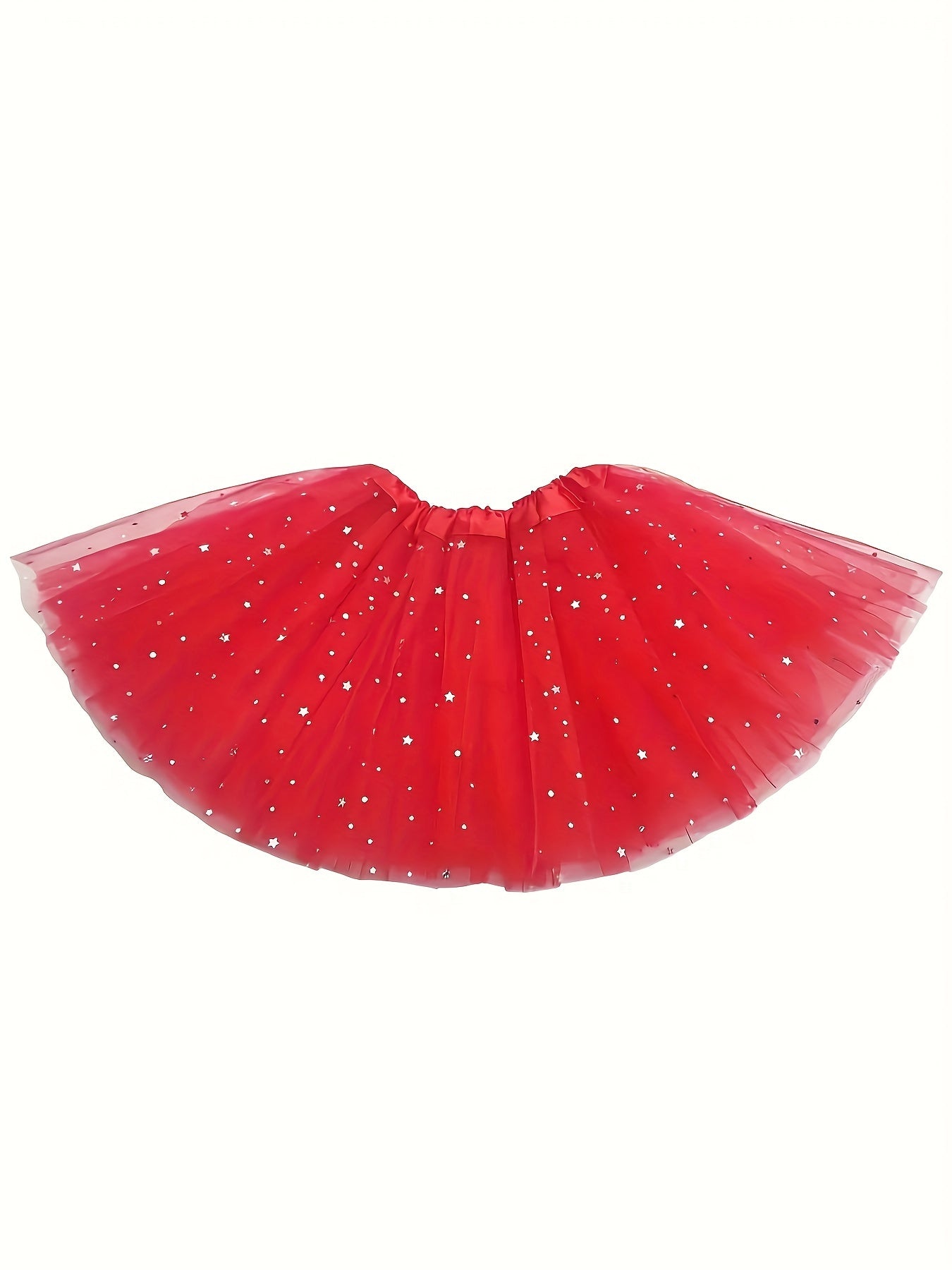 Sequin Layered Tutu Skirt Girls Ballet Dance Skirt
