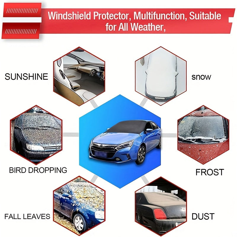 Car Front Windshield Cover for Sun & Frost Protection