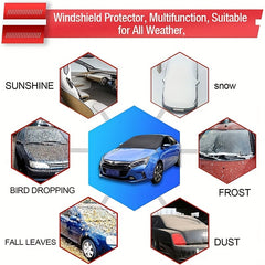 Car Front Windshield Cover for Sun & Frost Protection