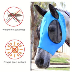 Durable Horse Fly Mask with Eyes and Ear Protection