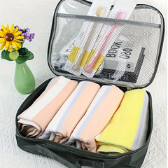 Set of 3 PVC Zipper Mesh Storage Bags for Toy Organization and More