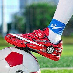 Kids TF Cleats Lightweight Non-slip Football Shoes