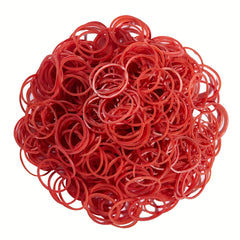 100-1500 Red Small Rubber Bands 50mm Elastic Band