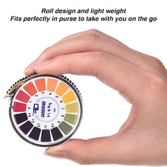 5m Tape Measure + PH Test Paper 0-14 for Water Solution Acidity Alkalinity