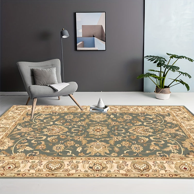Aqua American Classic Pattern Large Carpet Area Carpet Living Room Bedroom