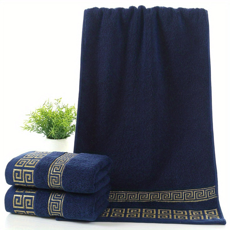 3pcs Cotton Towel Set Soft Absorbent Bath Linen Sets Home Hotel Gym