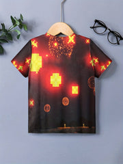 Kids 3D Print Casual T shirt Graphic Tees Outdoor Sports Top