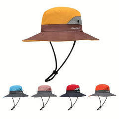 Sporty Wide Brim Sunhat Outdoor UV Protection Foldable Heat Dissipation