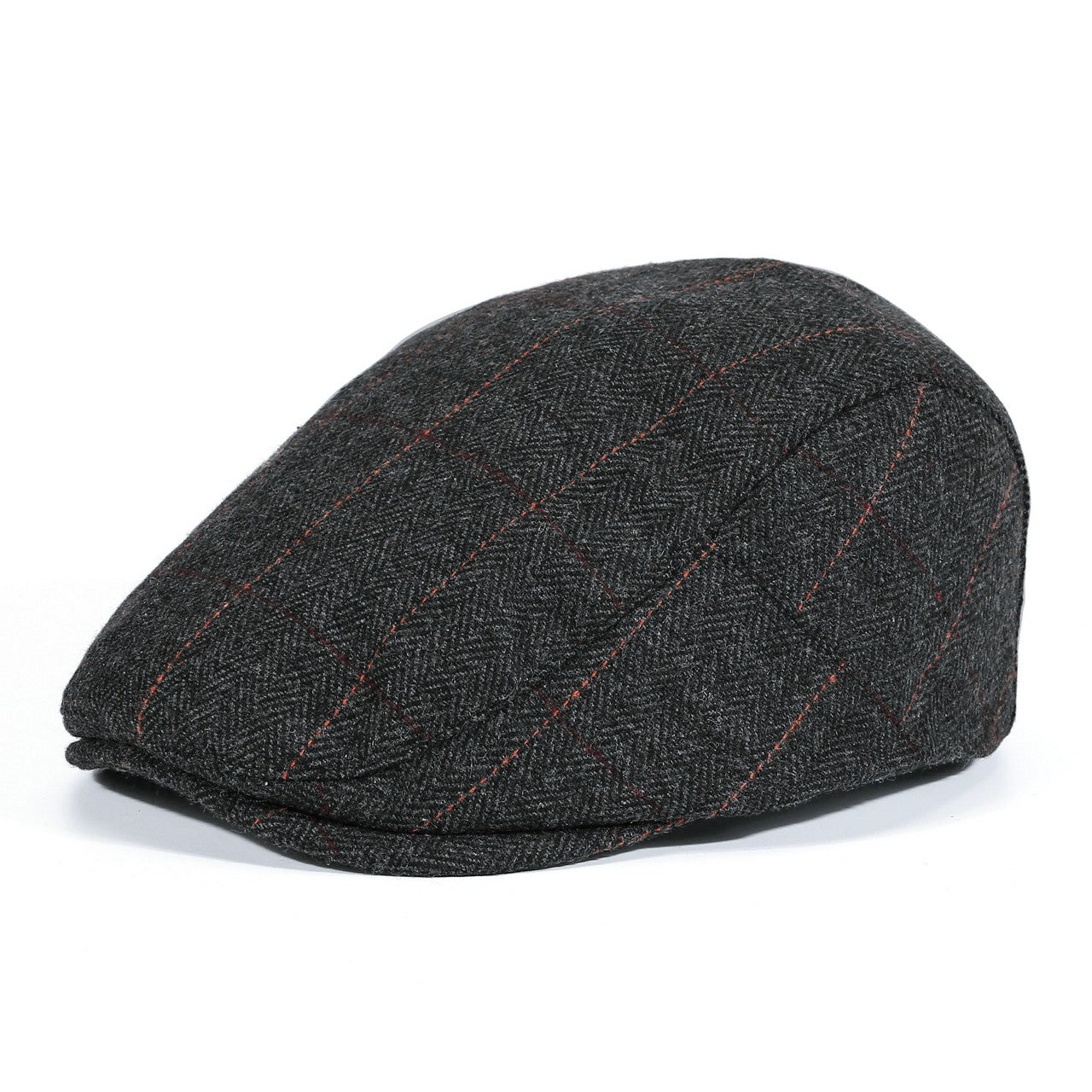 Adjustable Fleece Newsboy Cap for Men