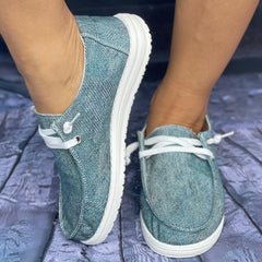 Women's Flat Walking Shoes Lightweight Slip On Shoes