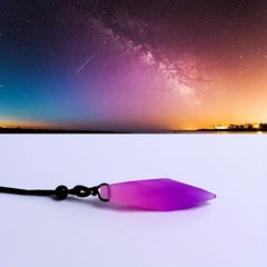 1pc Starry Sky Resin Luminous Necklace DIY Pendant Gift