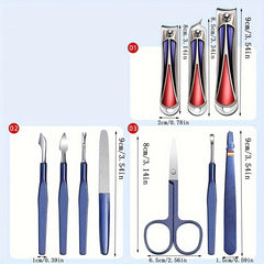 10pcs Nail Clippers Fingernail & Toenail Cutter Manicure Tool