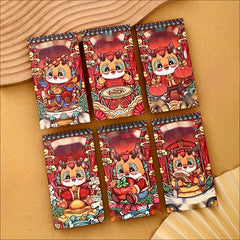 Dragon Year Red Envelopes Pack of 6