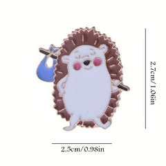 Animal Pendant Hedgehog Pendant Necklace Jewelry Gift
