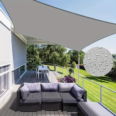 Waterproof Sun Shade Sail Garden Canopy Terrace Car Canvas Awning Rectangle