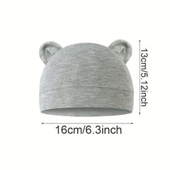 3pcs Newborn Baby Beanies 0 6 Months Unisex