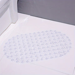 Non Slip Bath Tub Mat PVC Shower Mat With Drain Hole