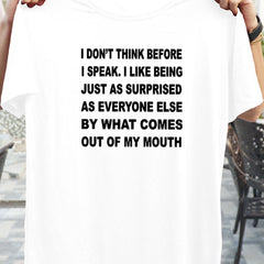Letter Graphic Short Sleeve T-shirt Solid Loose Crew Neck Comfort