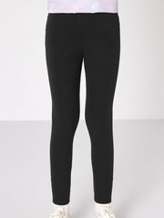 4 Pack Girls Basic Leggings Ankle Length Tights Pants