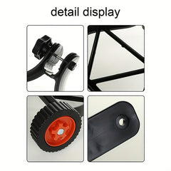 Adjustable Support Wheel for Lawn Trimmer Push Mower