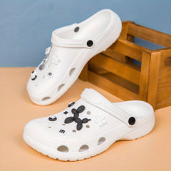 Men's Closed Toe Clogs Soft Sole Sandals Walking Shoes