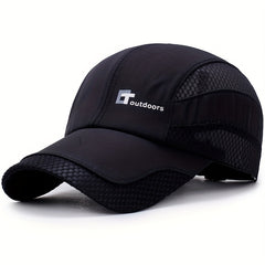 Quick Drying Unisex Baseball Cap Breathable Sun Hat Adjustable Dad Hat