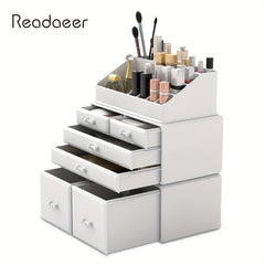 Makeup Organizer Acrylic 3 Pieces Cosmetic Storage Drawers Jewelry Display Box