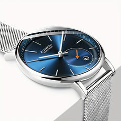 ZUNPAI Men's Stainless Steel Business Watch