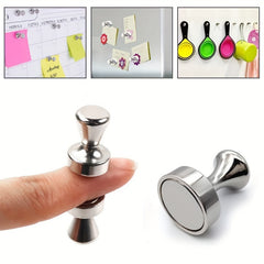 2Pcs Strong Magnetic Hook For Fridge Nickel Plated Steel Neodymium Magnet