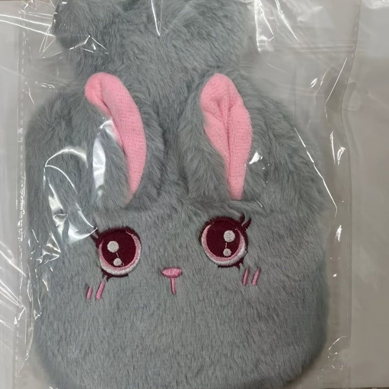 Plush Rabbit Hand Warmer Mini Hot Water Bottle Portable Hand Warmer
