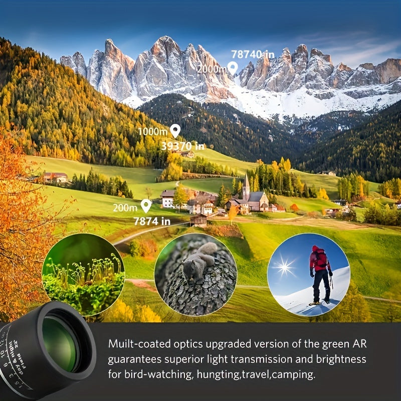 HD Monocular Telescope High power Long distance Viewing For Bird Watching