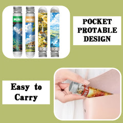 Mini Test Tube Puzzle 600pcs 4 Pack Set Natural Scenery Painting