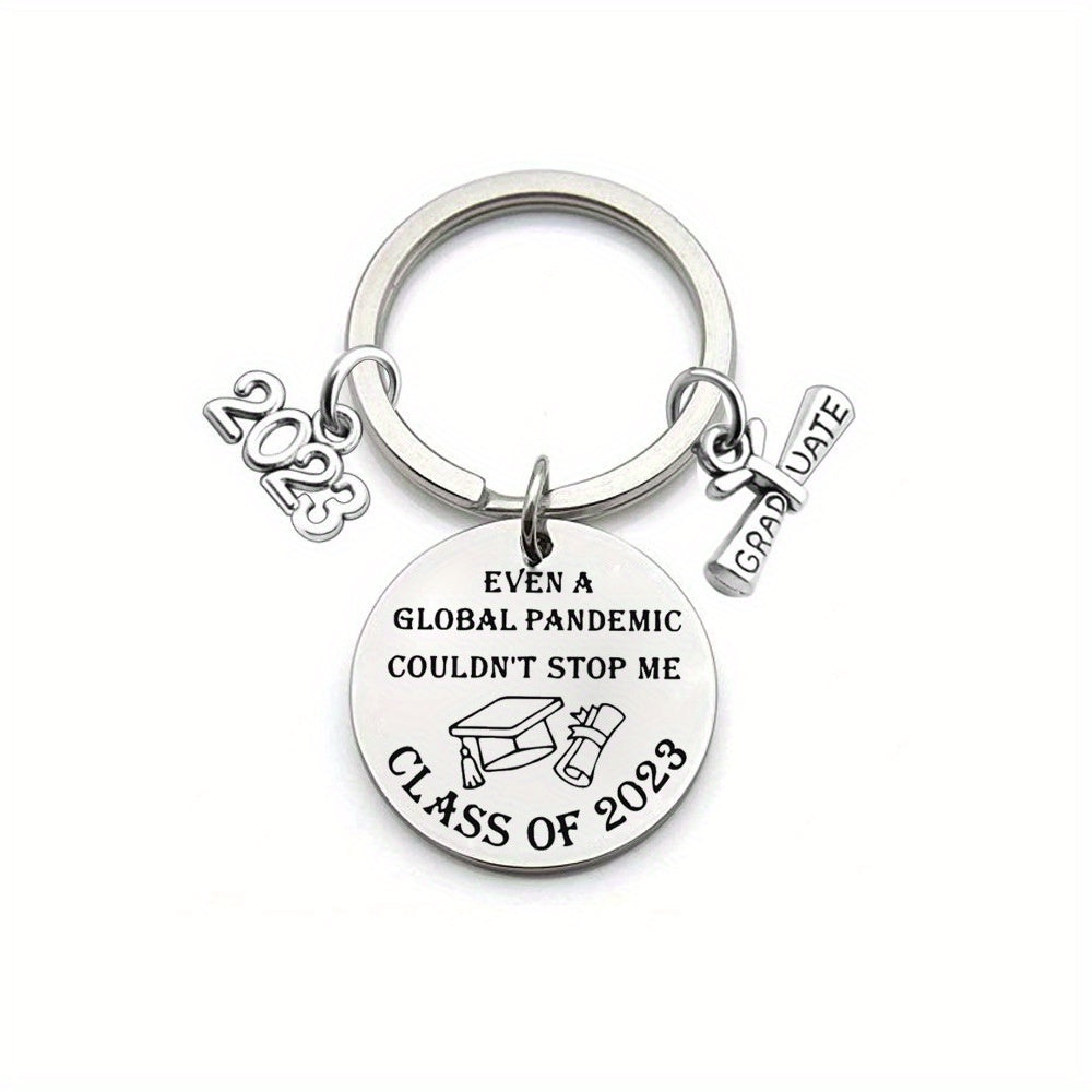 Graduation Season Stainless Steel Keychain For Boys And Girls