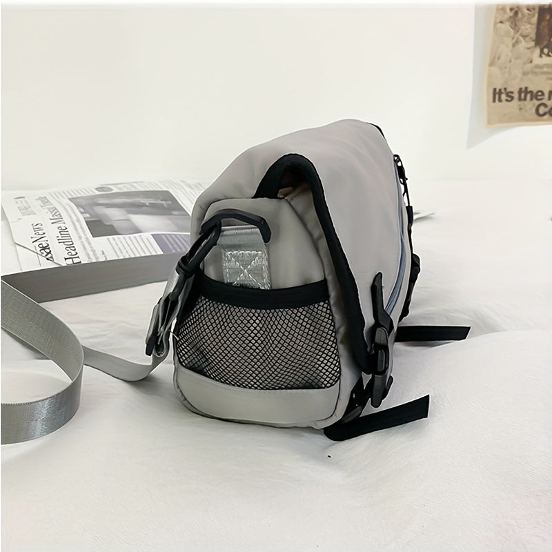 Large Capacity Lightweight Nylon Crossbody Bag For Boys