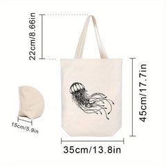 Icebanner Jellyfish Canvas Tote Bag - Ideal Gift for Any Occasion