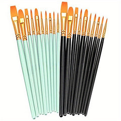 1pc Brush Set 20 Acrylic Brushes Painting Watercolor Acrylic Brushes