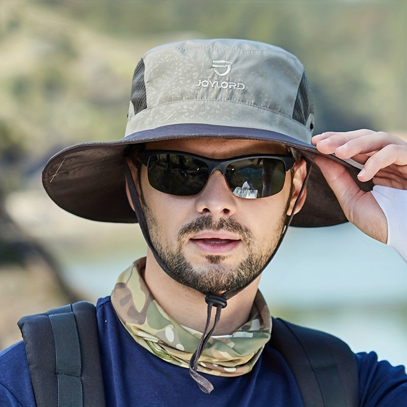 Stay and Protected Large Brim Fishing Hat for Men and Women