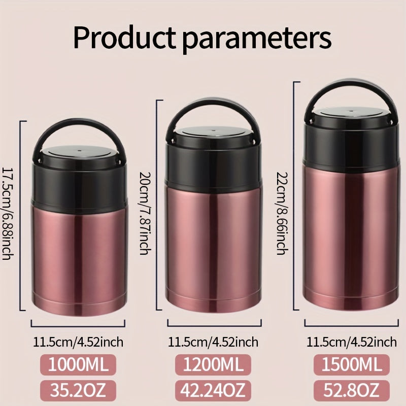 Stainless Steel Hot Food Flask Vacuum Insulated Bento Box