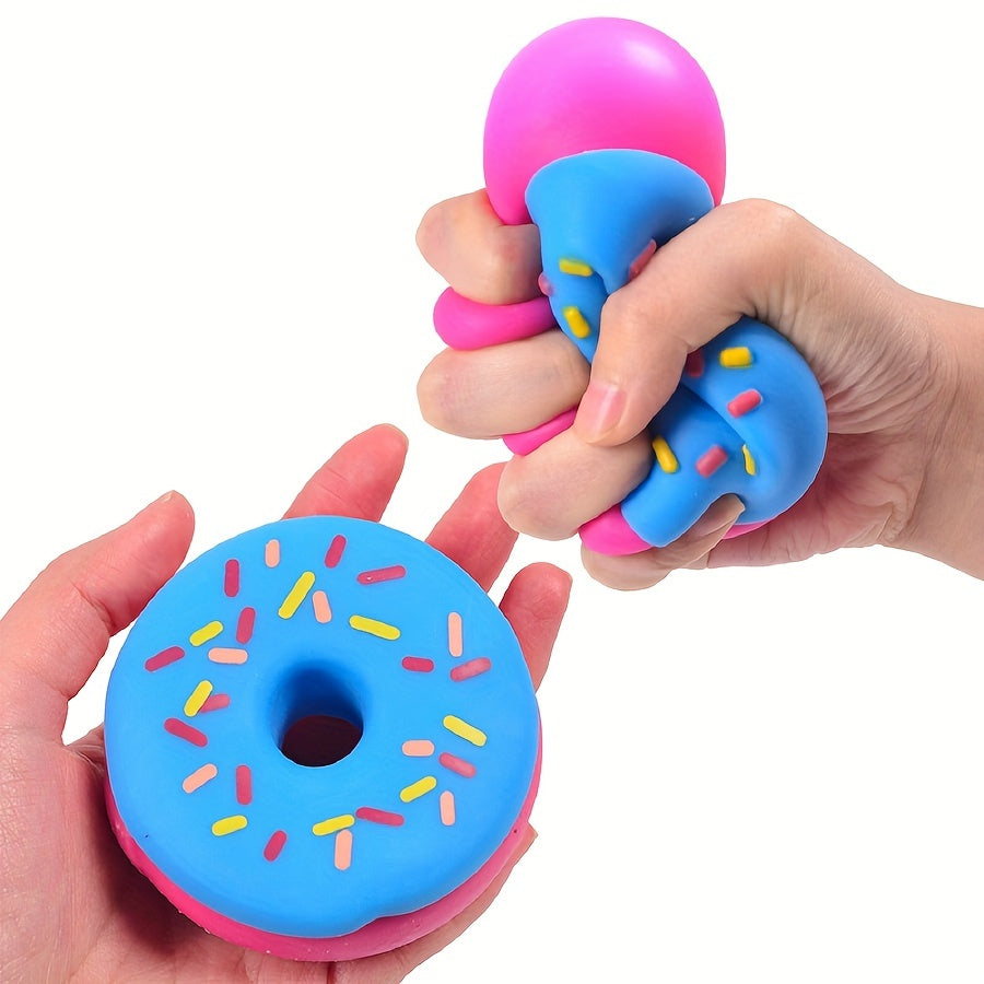 TPR Soft Simulation Donut Funny Squeeze Toy Tricky Christmas Gift