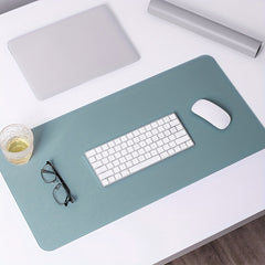 Large Faux Leather Mouse Pad Waterproof Desk Pad Non-slip Washable