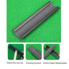 Billiard Rod Repair Tool U-shaped Snooker Rod Head Grinding Board