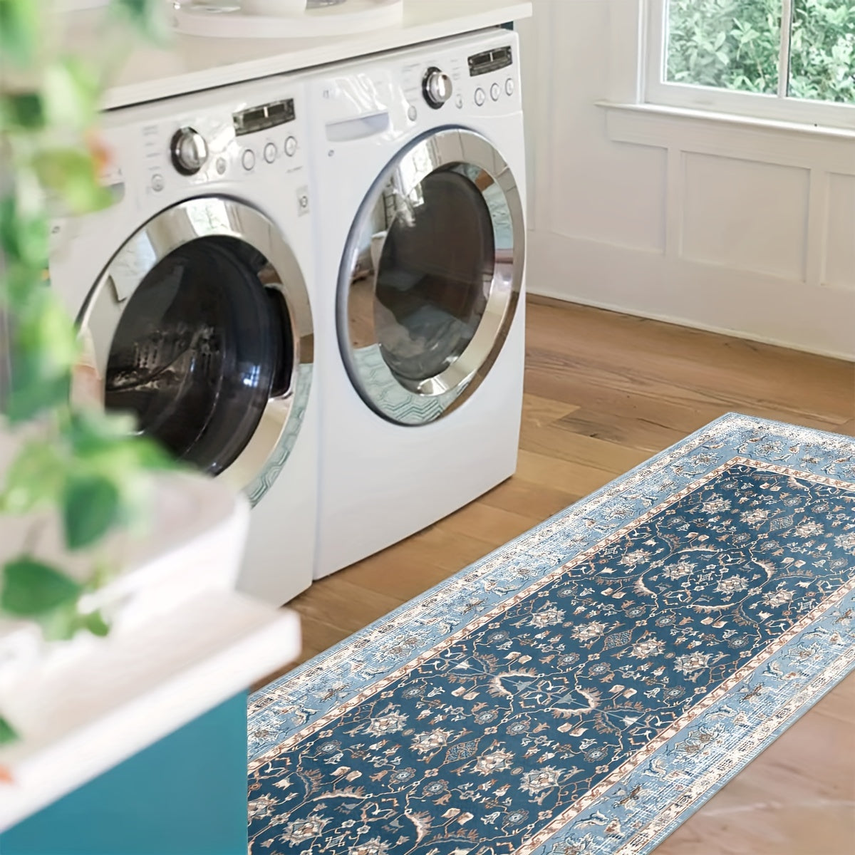 Washable Runner Rug Non Slip Boho Soft Kitchen Runner Rug