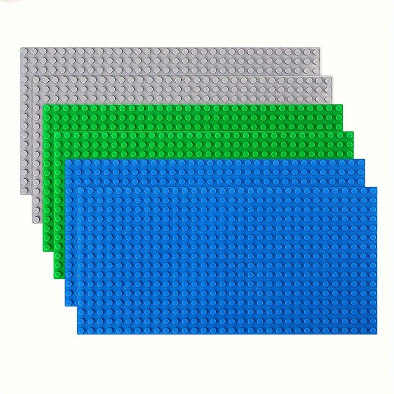 6pcs 16x32 Particle Classic Base Plate Building Block Puzzle Game