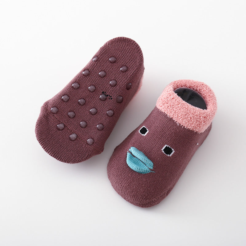 Warm Non-slip Animal Baby Floor Socks for Boys and Girls