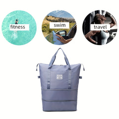 Large Capacity Handheld Fitness Bag Waterproof Foldable Scratch Resistant