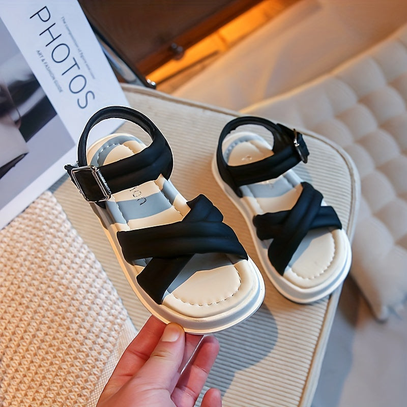 Girls' Breathable Open Toe Sandals Lightweight Anti Slip Comfortable Sandals